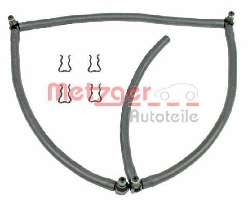 METZGER 0840027 Schlauch, Leckkraftstoff Reparatursatz für OPEL