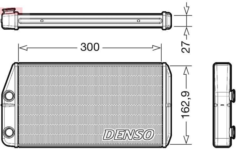 DENSO DRR01002 Wärmetauscher ALFA ROMEO GIULIA (952_) 2.2 D (15- )