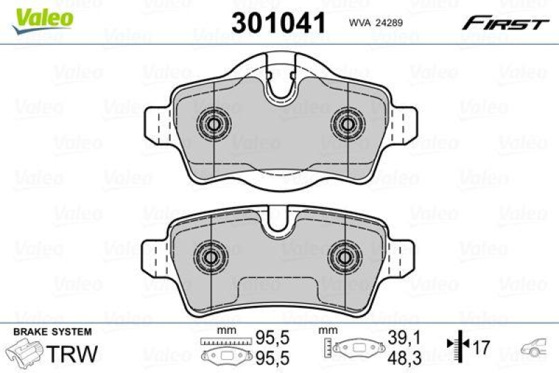 VALEO 301041 SBB-Satz FIRST