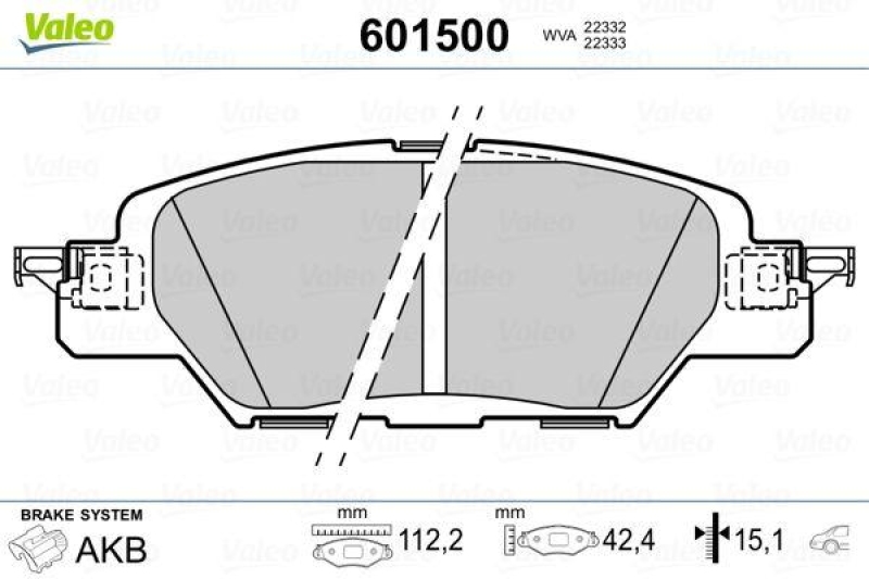 VALEO 601500 SBB-Satz PREMIUM