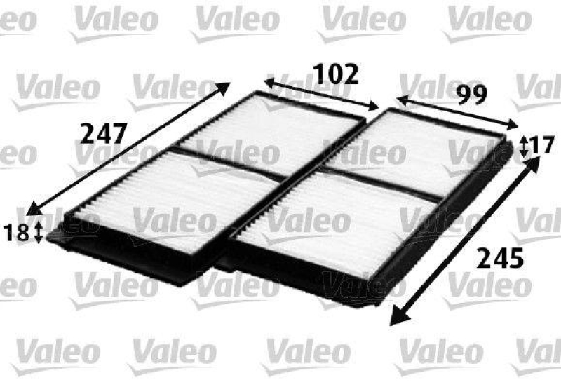 VALEO 715642 Innenraumluftfilter