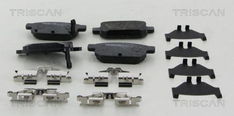 TRISCAN 8110 69021 Bremsbelag Hinten für Suzuki Swift