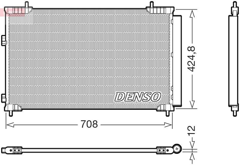 DENSO DCN51018 Kondensator A/C LEXUS NX (14-)