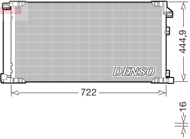 DENSO DCN51019 Kondensator A/C LEXUS NX (_Z1_) 200t AWD (14-)