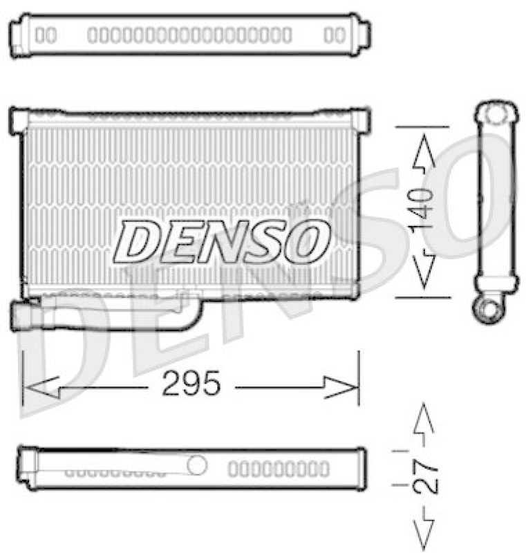 DENSO DRR02004 Wärmetauscher AUDI A6 (97-05)