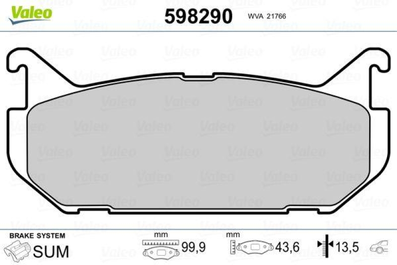 VALEO 598290 SBB-Satz PREMIUM