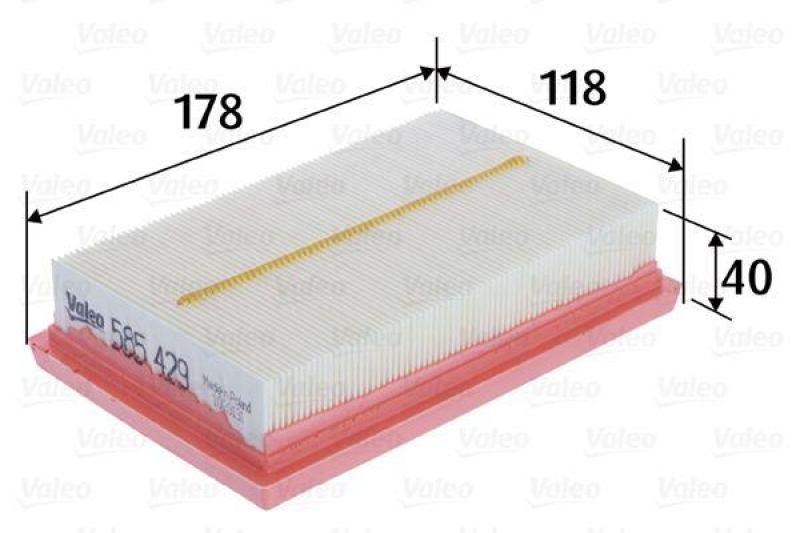 VALEO 585429 Luftfilter