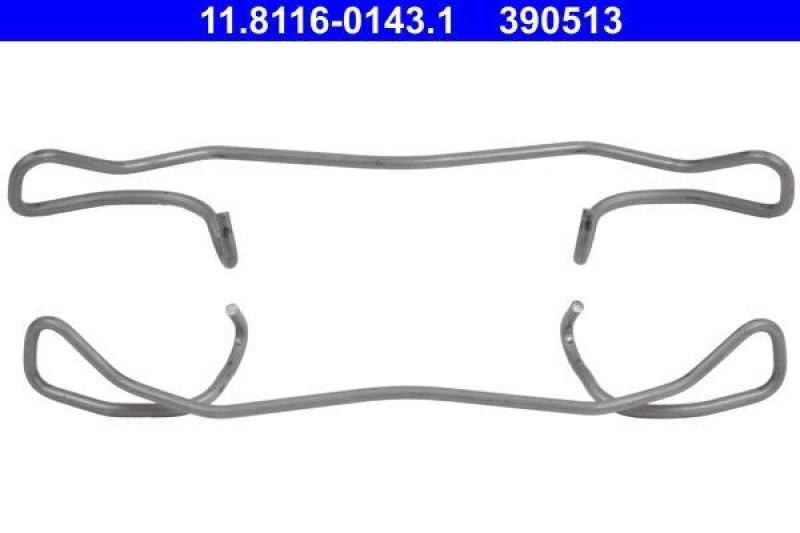 ATE 11.8116-0143.1 Gehäusehaltefeder für AUDI