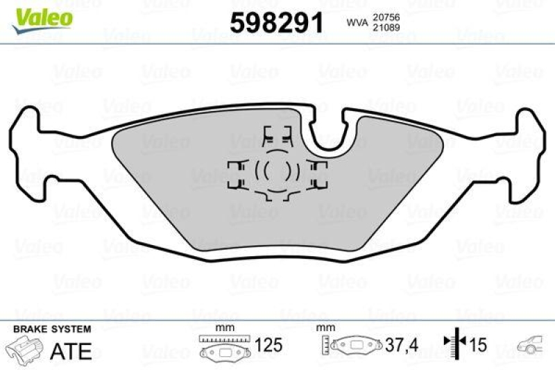 VALEO 598291 SBB-Satz PREMIUM