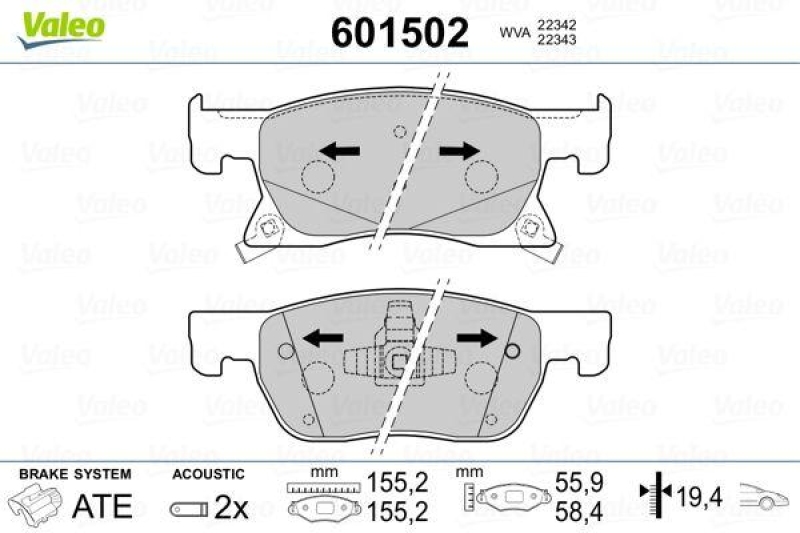 VALEO 601502 SBB-Satz PREMIUM