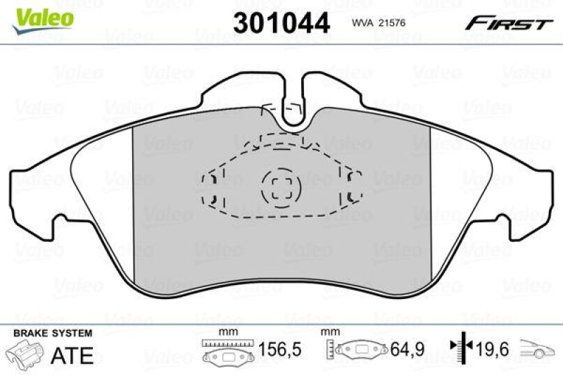 VALEO 301044 SBB-Satz FIRST