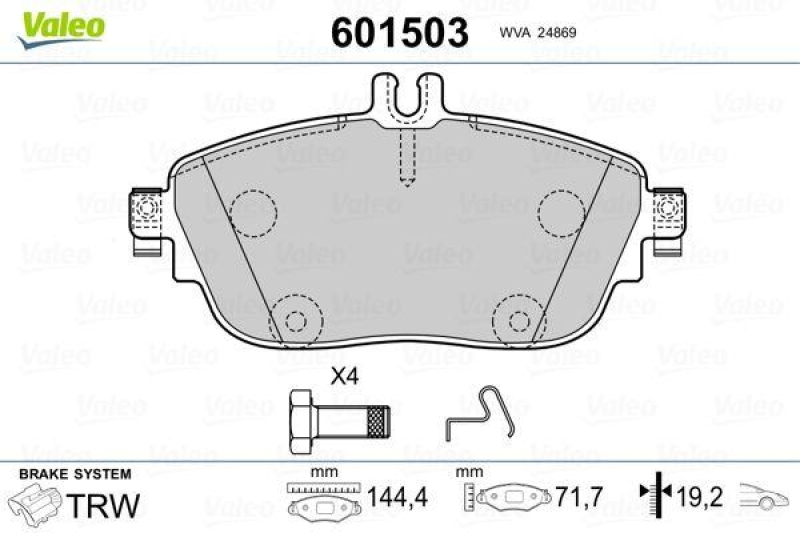 VALEO 601503 SBB-Satz PREMIUM