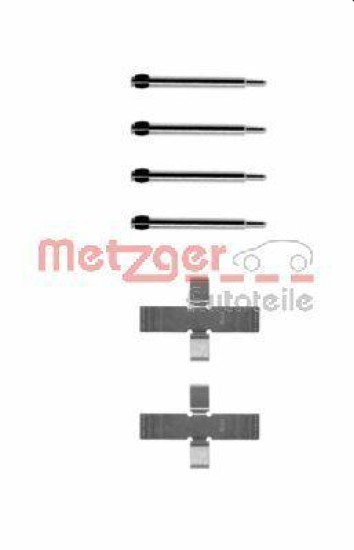 METZGER 109-0903 Zubehörsatz, Scheibenbremsbelag für ALFA/AUDI/MB/VOLVO/VW