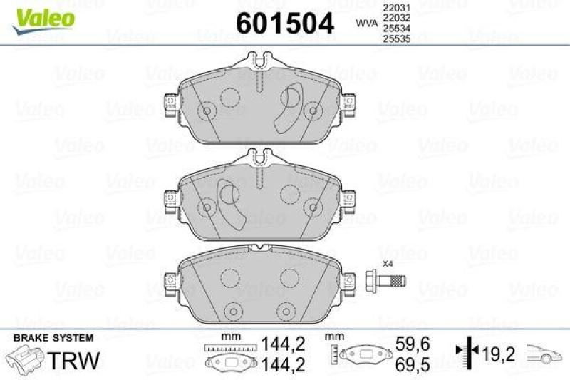 VALEO 601504 SBB-Satz PREMIUM