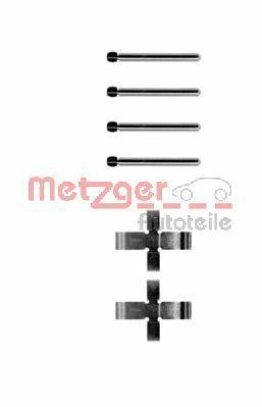 METZGER 109-0905 Zubehörsatz, Scheibenbremsbelag für ALFA/BMW/VW