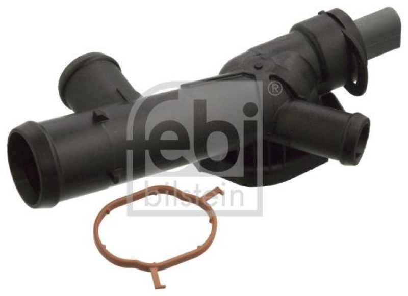 FEBI BILSTEIN 106013 Kühlwasserflansch mit Temperatursensor für VW-Audi