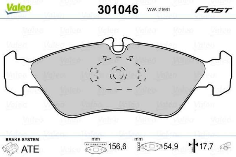 VALEO 301046 SBB-Satz FIRST