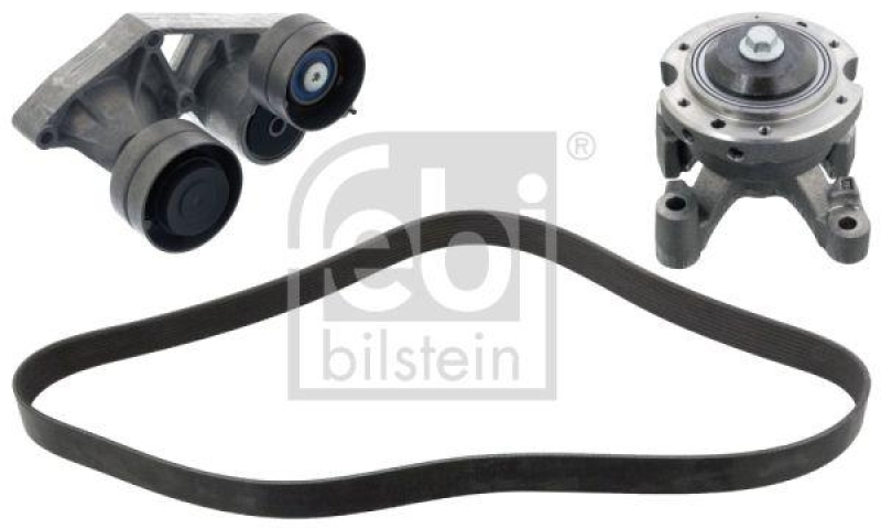 FEBI BILSTEIN 104694 Keilrippenriemensatz mit Riemenspanner für DAF