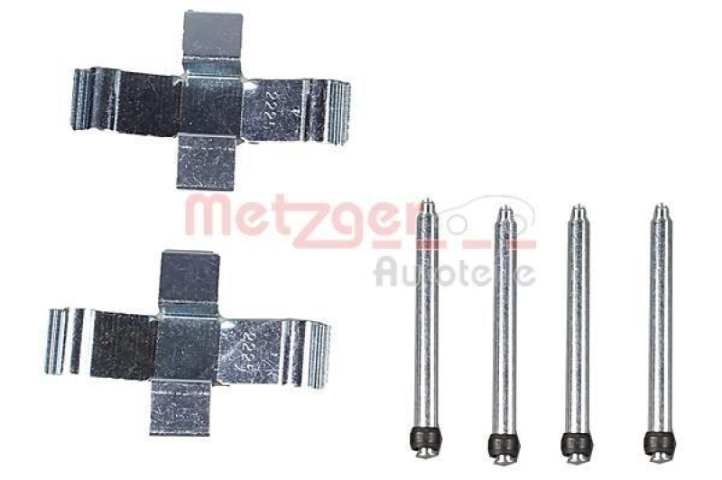 METZGER 109-0916 Zubehörsatz, Scheibenbremsbelag für BMW/OPEL