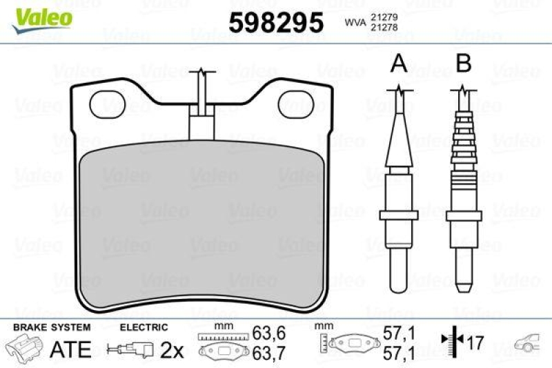 VALEO 598295 SBB-Satz PREMIUM