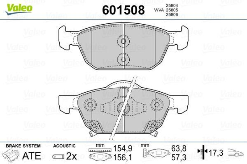 VALEO 601508 SBB-Satz PREMIUM