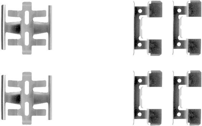 HELLA 8DZ 355 204-871 Zubehörsatz Scheibenbremsbelag