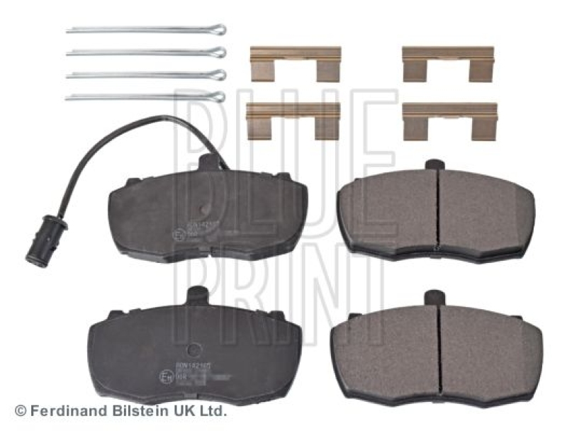 BLUE PRINT ADN142165 Bremsbelagsatz mit Befestigungsmaterial f&uuml;r London Taxi