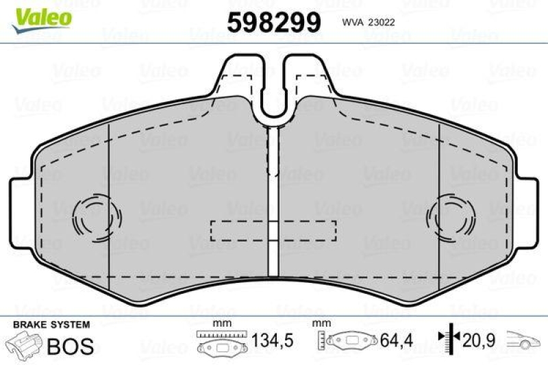 VALEO 598299 SBB-Satz PREMIUM