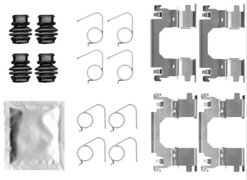 HELLA 8DZ 355 206-301 Zubehörsatz, Scheibenbrem