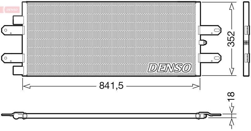 DENSO DCN99053 Kondensator A/C SCANIA P,G,R,T - series (03-) 15.6