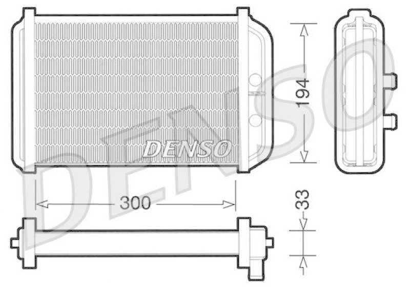 DENSO DRR09033 Wärmetauscher FIAT DUCATO (02-)