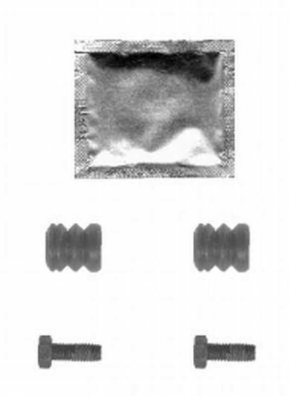 HELLA 8DZ 355 204-891 Zubehörsatz, Scheibenbremsbelag für P.S.A/FIAT/LANCIA