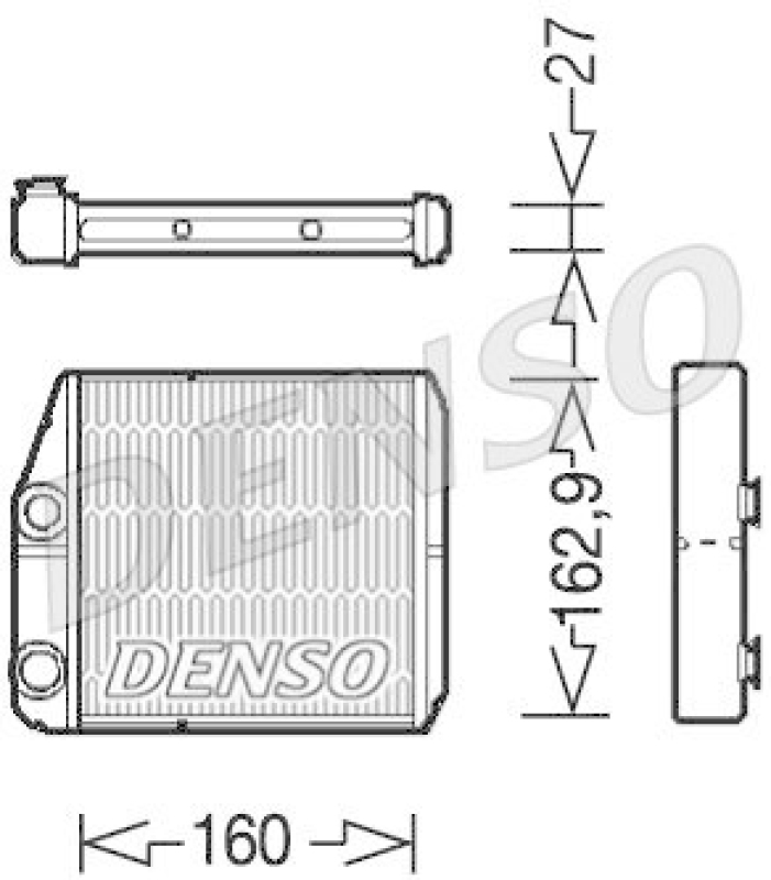 DENSO DRR09035 Wärmetauscher FIAT Ducato