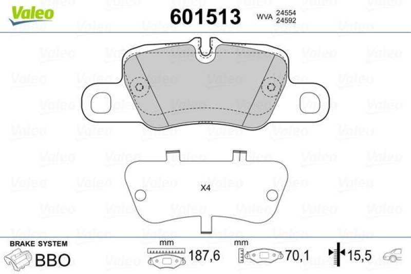 VALEO 601513 SBB-Satz PREMIUM