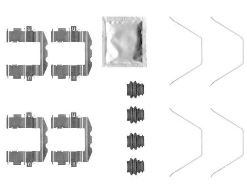 HELLA 8DZ 355 206-311 Zubehörsatz, Scheibenbrem