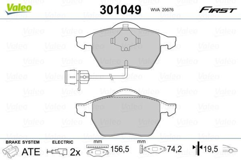 VALEO 301049 SBB-Satz FIRST