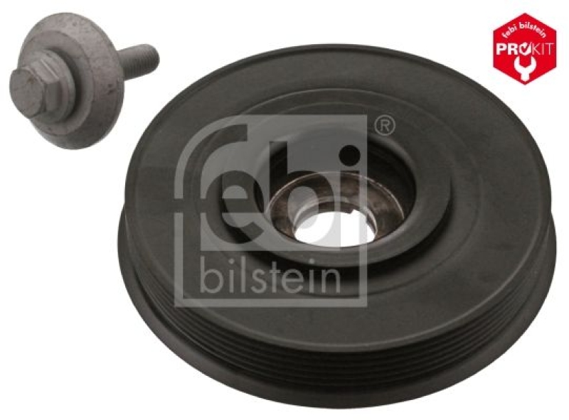 FEBI BILSTEIN 33784 Riemenscheibe (entkoppelt) für Kurbelwelle, mit Schraube für Peugeot