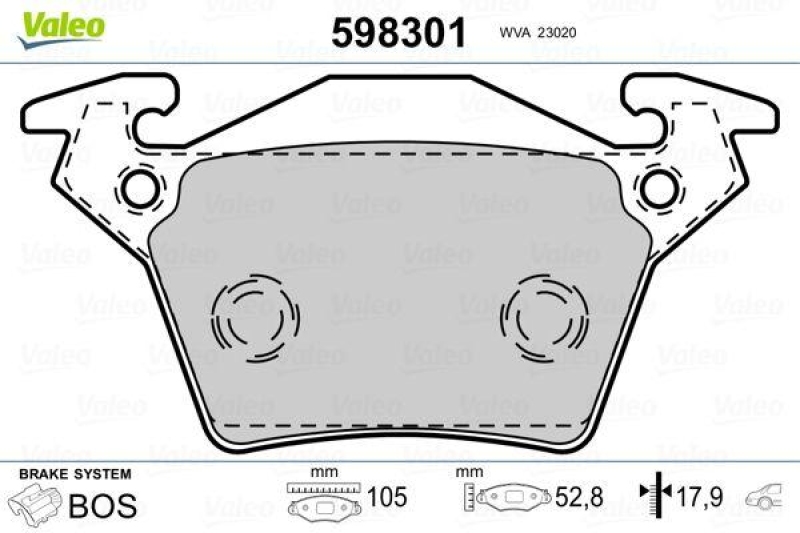 VALEO 598301 SBB-Satz PREMIUM