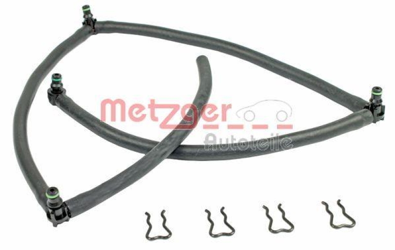 METZGER 0840039 Schlauch, Leckkraftstoff Reparatursatz für RENAULT