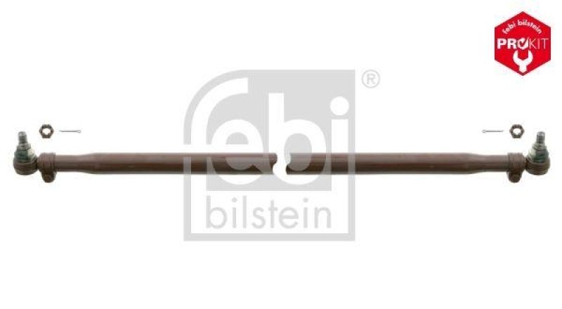 FEBI BILSTEIN 24141 Spurstange mit Kronenmuttern und Splinten für Mercedes-Benz