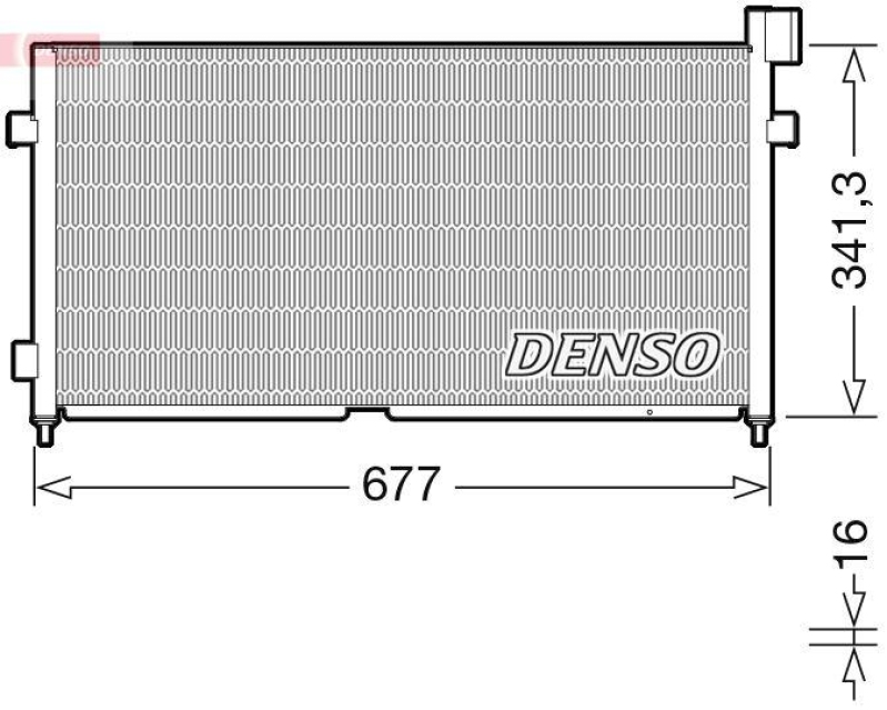 DENSO DCN99056 Kondensator A/C VOLVO FM / FMX (05-)