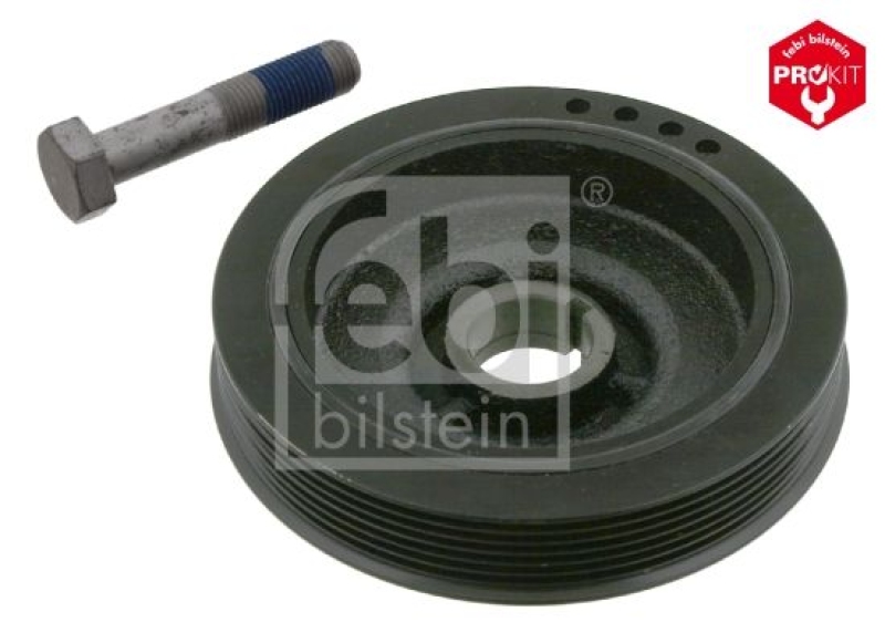 FEBI BILSTEIN 33785 Riemenscheibe (entkoppelt) für Kurbelwelle, mit Schraube für Peugeot