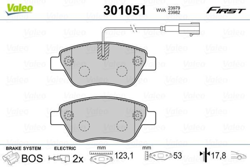 VALEO 301051 SBB-Satz FIRST