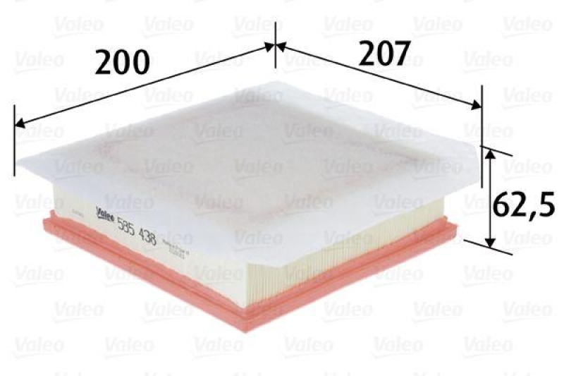 VALEO 585438 Luftfilter