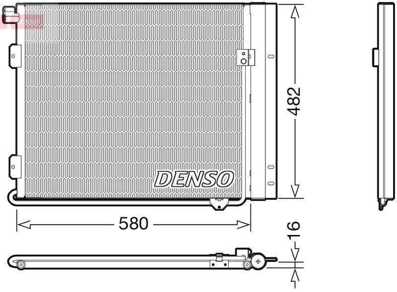 DENSO DCN99061 Kondensator A/C MAN TGL (05-) 4.6