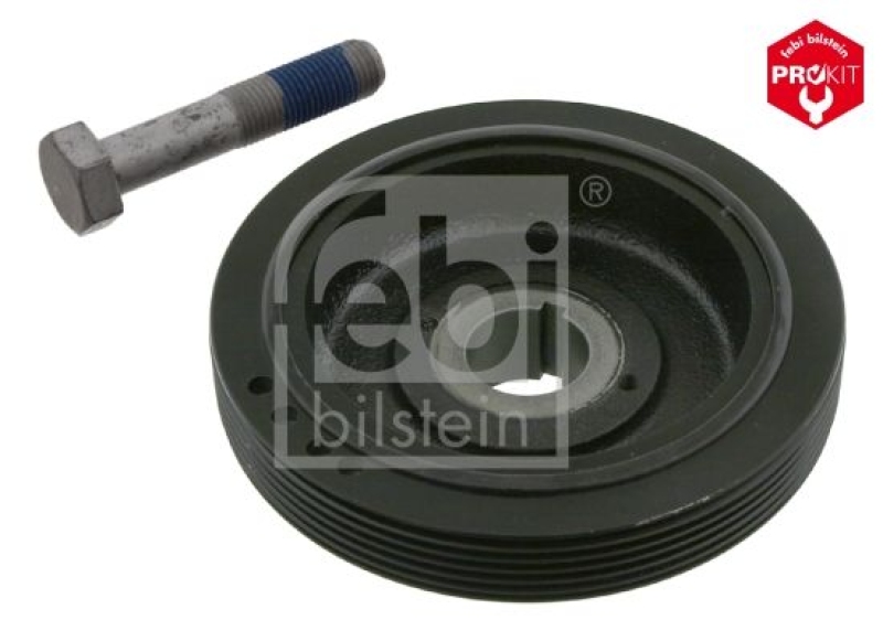 FEBI BILSTEIN 33786 Riemenscheibe (entkoppelt) für Kurbelwelle, mit Schraube für Peugeot