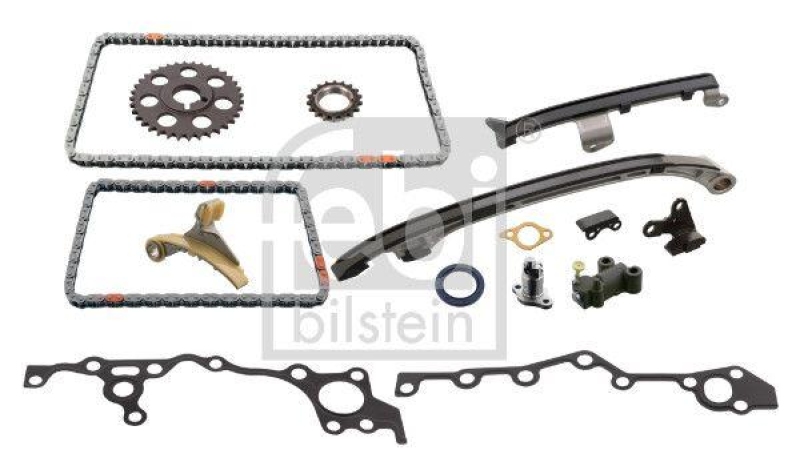 FEBI BILSTEIN 107219 Steuerkettensatz für Nockenwelle und Ausgleichswelle für TOYOTA