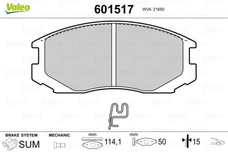 VALEO 601517 SBB-Satz PREMIUM