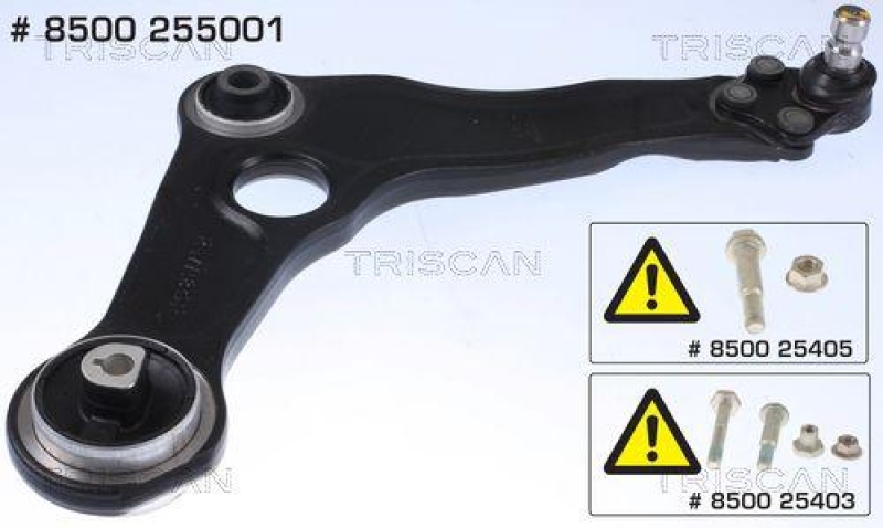 TRISCAN 8500 255001 Querlenker für Renault Megane