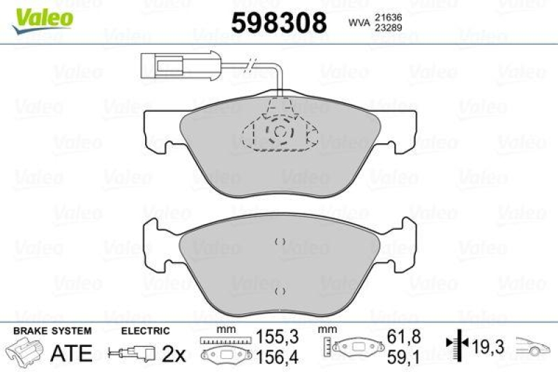 VALEO 598308 SBB-Satz PREMIUM